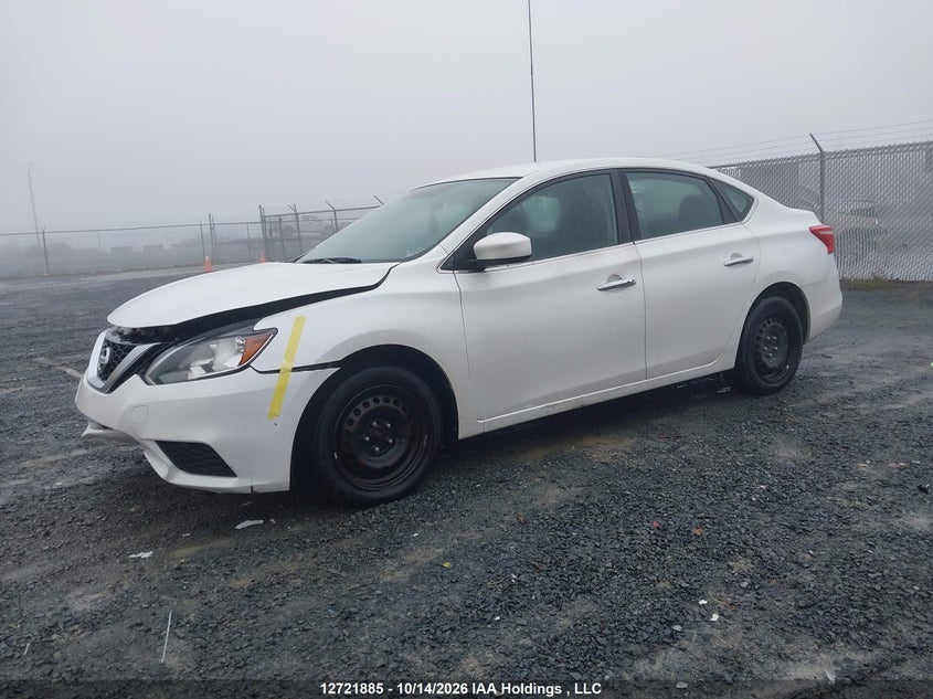2017 Nissan Sentra S/Sv/Sr/Sl, Front, IAAI, VIN 3N1AB7AP5HY396935 — photo 2