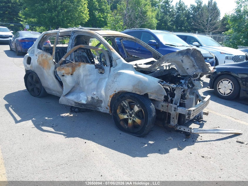 2014 Chevrolet Trax Ltz, Total Burn, IAAI, VIN 3GNCJSSB4EL186194