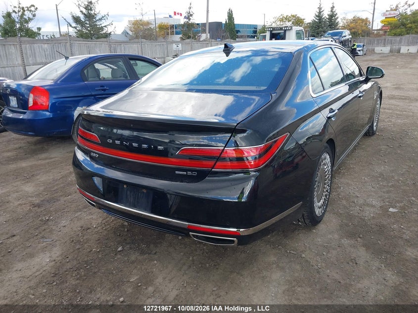 Vin: kmtf54phxlu072109, lot: 3129159, genesis g90 5.0 prestige awd/5.0 prestige awd with rear seat entertainment 20204