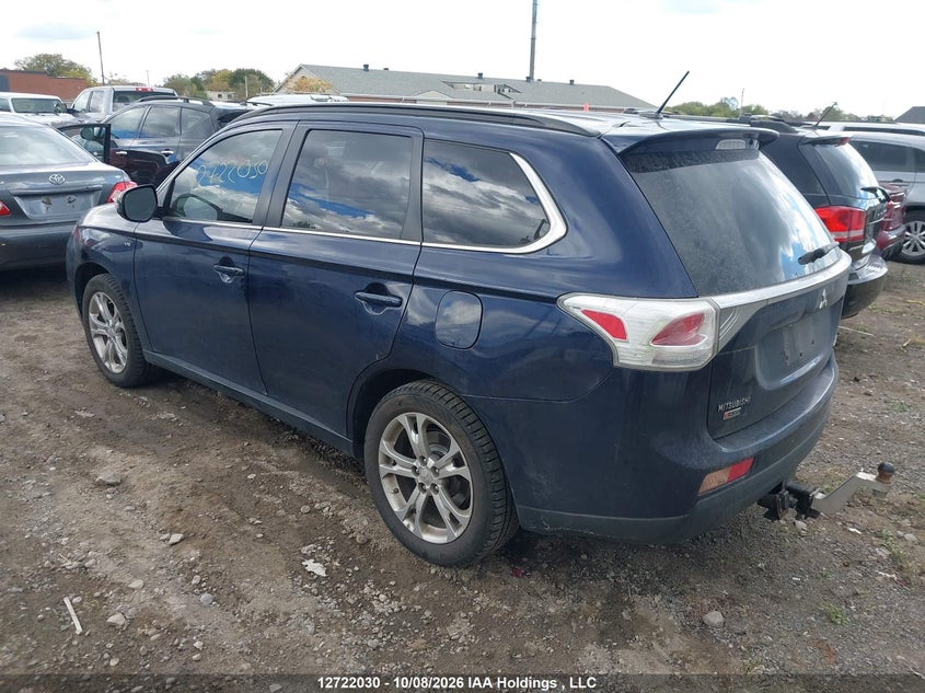 Vin: ja4jz4ax7ez605286, lot: 3129226, mitsubishi outlander gt 20143