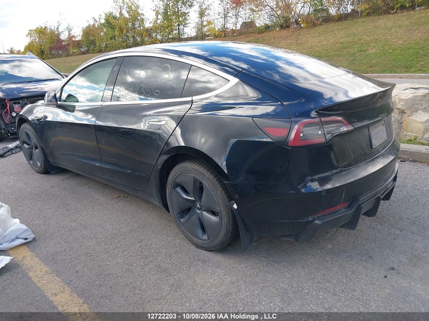 Vin: 5yj3e1ea9lf642356, lot: 3129402, tesla model 3 20203