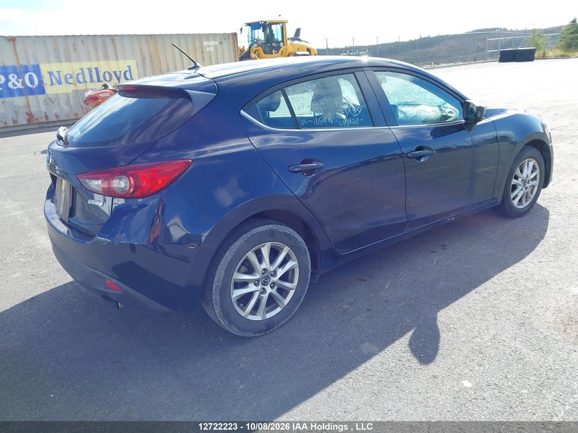 Vin: 3mzbm1l74fm199391, lot: 3129422, mazda 3 touring 20154