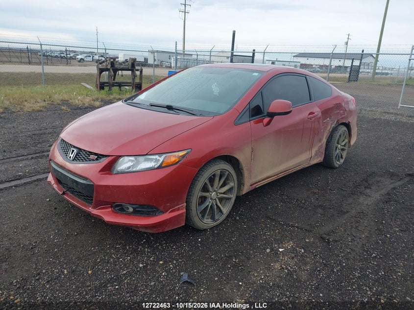 Vin: 2hgfg4a57ch101772, lot: 3129675, honda civic si si 20122