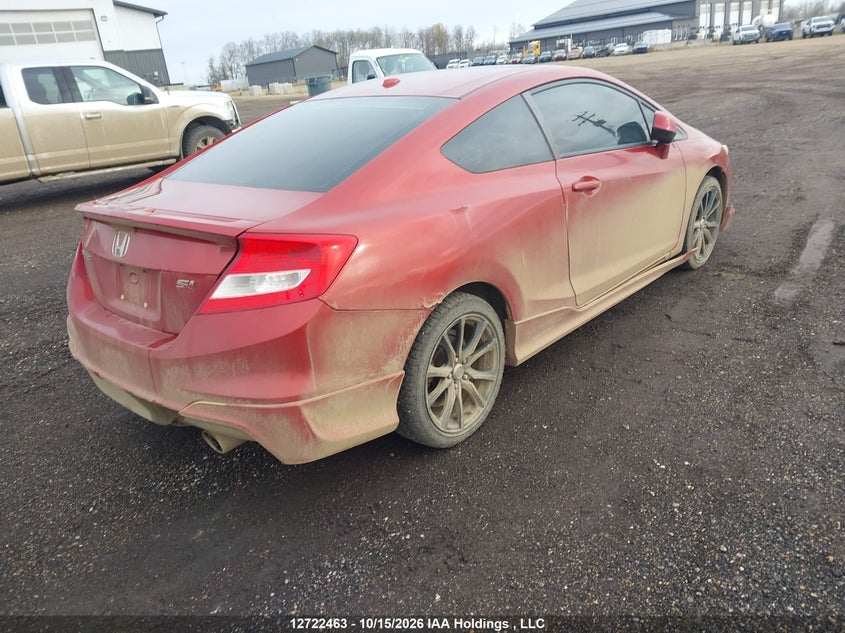 Vin: 2hgfg4a57ch101772, lot: 3129675, honda civic si si 20124