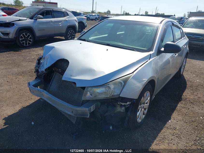 2011 Chevrolet Cruze Ls, Front, IAAI, VIN 1G1PD5SH4B7253375 — photo 2