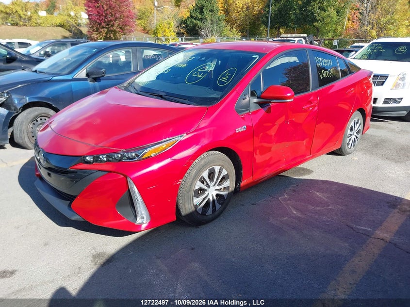 Vin: jtdkamfp0n3200352, lot: 3129709, toyota prius prime upgrade 20222