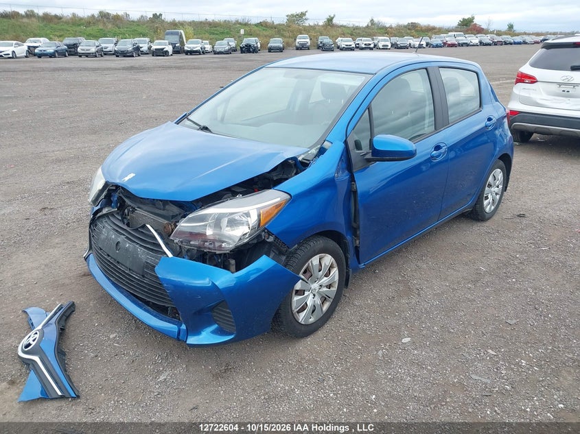 Vin: vnkktud30fa053593, lot: 3129817, toyota yaris le 20152