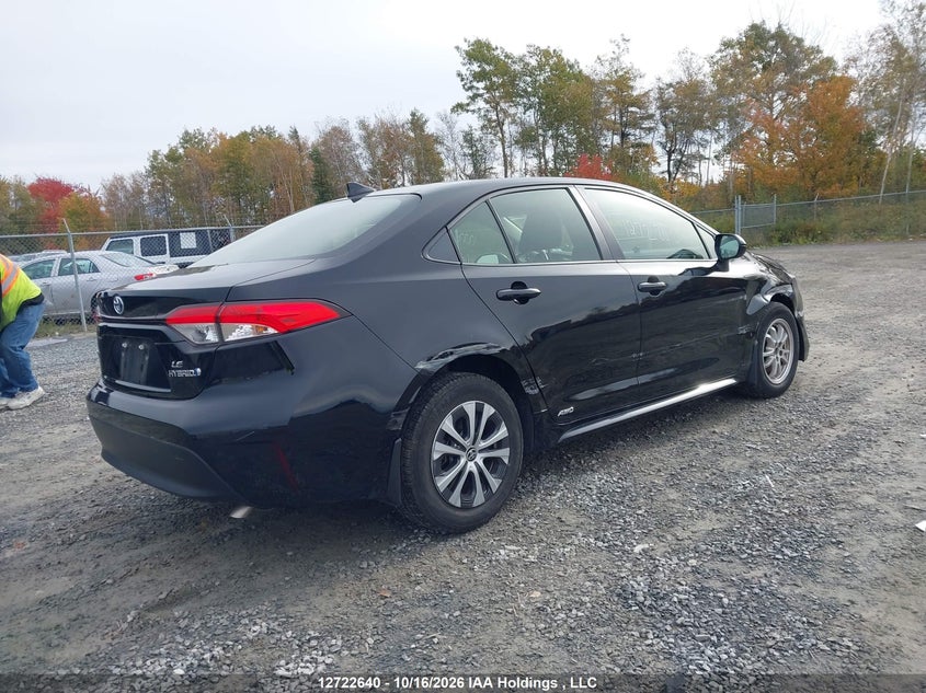 Vin: jtdbdmhe0p3003798, lot: 3129854, toyota corolla hybrid le 20234