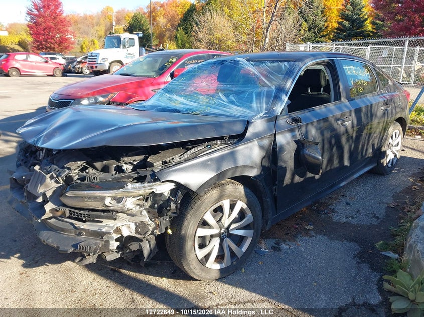 Vin: 2hgfe2f28ph100936, lot: 3129863, honda civic lx 20232
