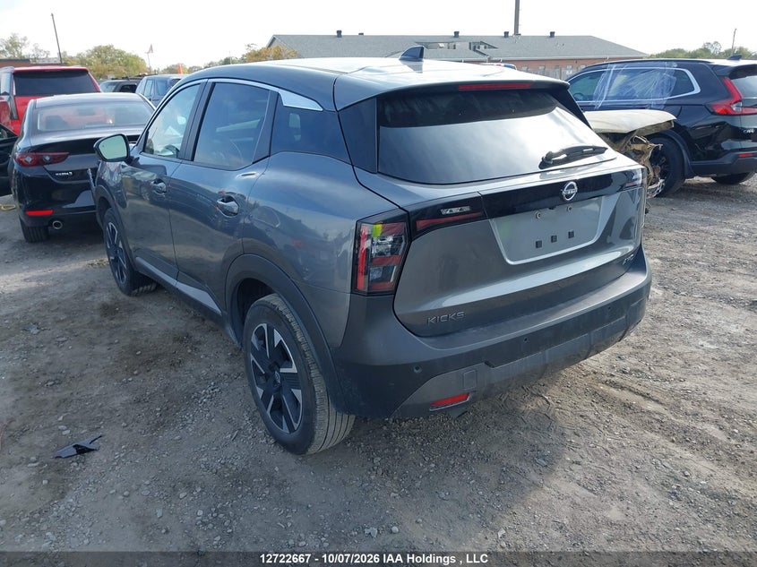 Vin: 3n8ap6cb4tl346144, lot: 3129881, nissan kicks sv 20263