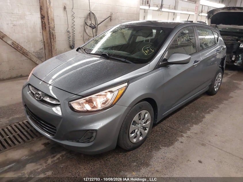 2017 Hyundai Accent Gl, Rear, IAAI, VIN KMHCT5AE0HU357335 — photo 2