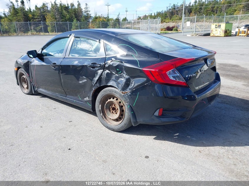 Vin: 2hgfc2f53gh010724, lot: 3129959, honda civic lx 20163