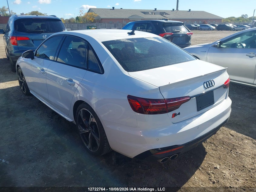 Vin: wauc4bf45na035428, lot: 3129978, audi s4 3.0t technik 20223