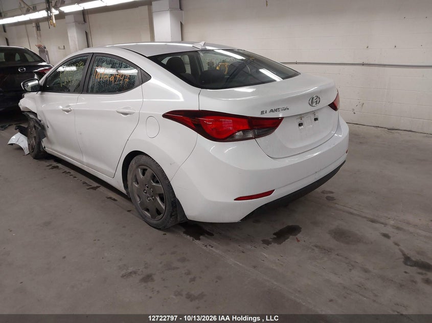 Vin: 5npdh4ae9gh775650, lot: 3130011, hyundai elantra gl 20163