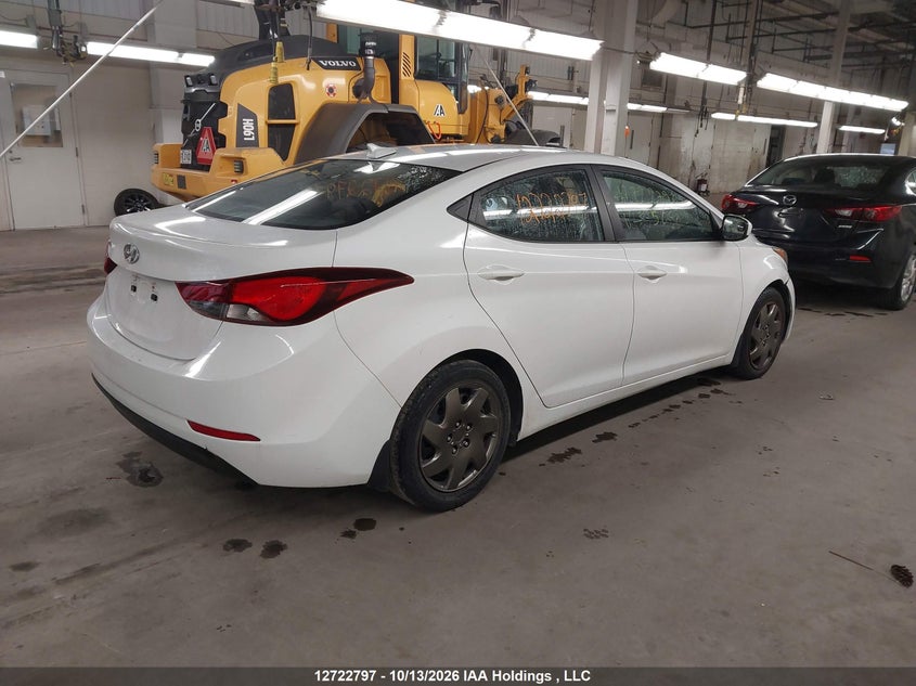 Vin: 5npdh4ae9gh775650, lot: 3130011, hyundai elantra gl 20164