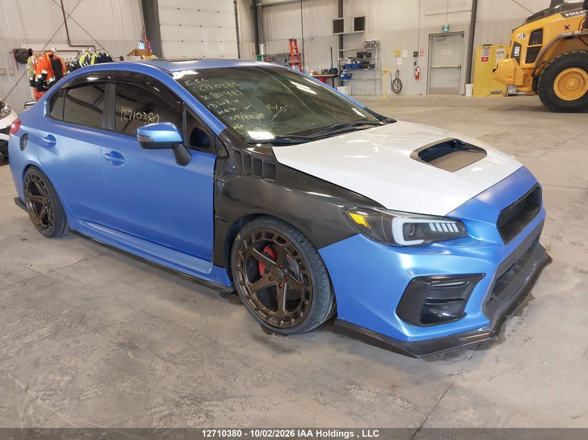 2018 Subaru Wrx Sport-Tech, Repossession, IAAI, VIN JF1VA1K64J9807487