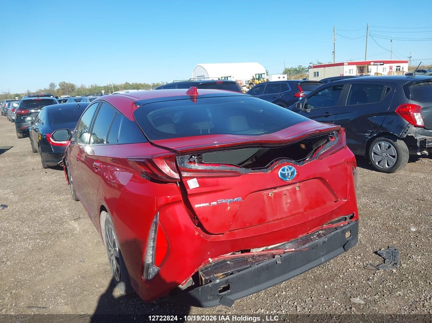 Vin: jtdkamfp7m3185119, lot: 3130039, toyota prius prime 20213