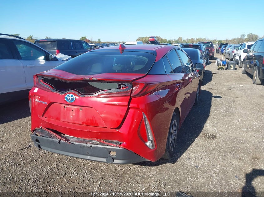 Vin: jtdkamfp7m3185119, lot: 3130039, toyota prius prime 20214