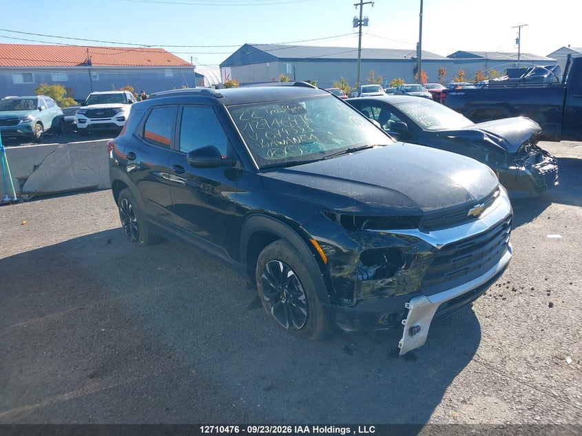 2022 Chevrolet Trailblazer Lt, Удар спереди, IAAI, VIN KL79MPSL5NB074583