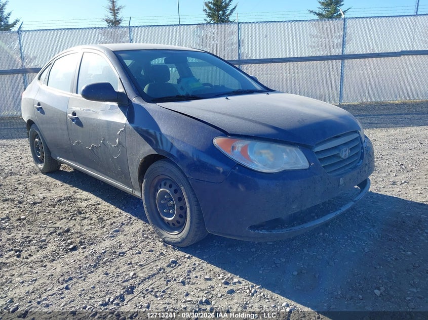2010 Hyundai Elantra Gl, Rear, IAAI, VIN KMHDU4BD7AU957132