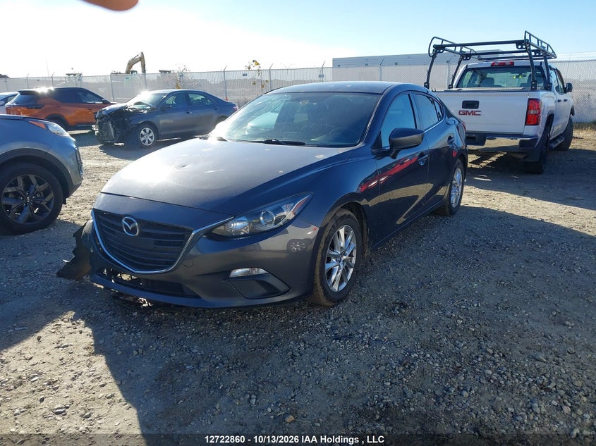 Vin: 3mzbm1v71em122182, lot: 3130098, mazda 3 touring 20142