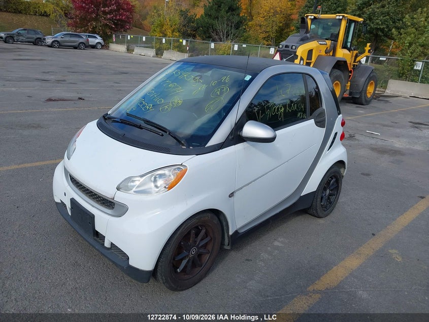 2012 Smart Fortwo Passion, Благодійність, IAAI, VIN WMEEJ3BA2CK570084 — фото 2