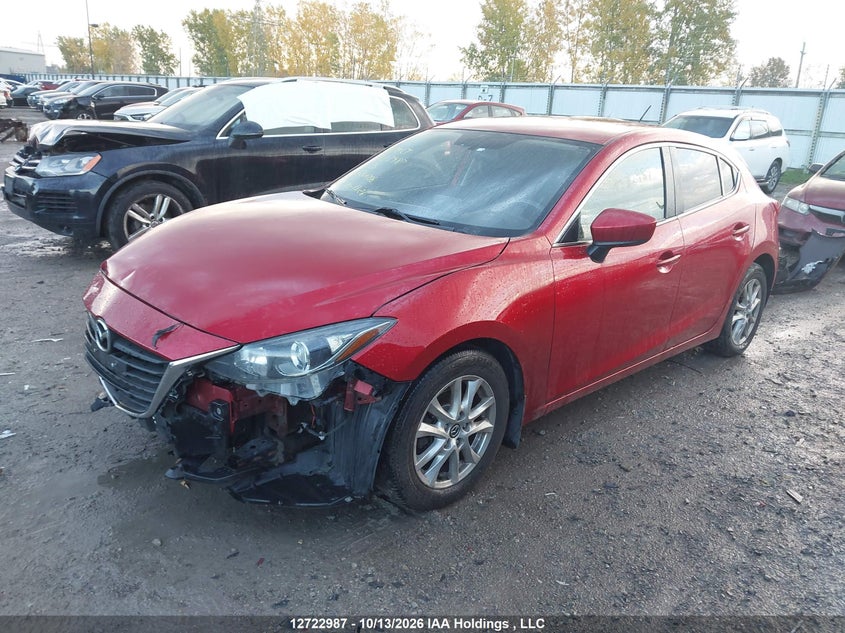 Vin: 3mzbm1l76fm204736, lot: 3130241, mazda 3 20152
