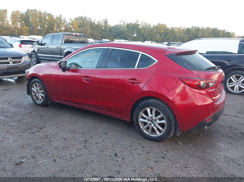 Vin: 3mzbm1l76fm204736, lot: 3130241, mazda 3 20153