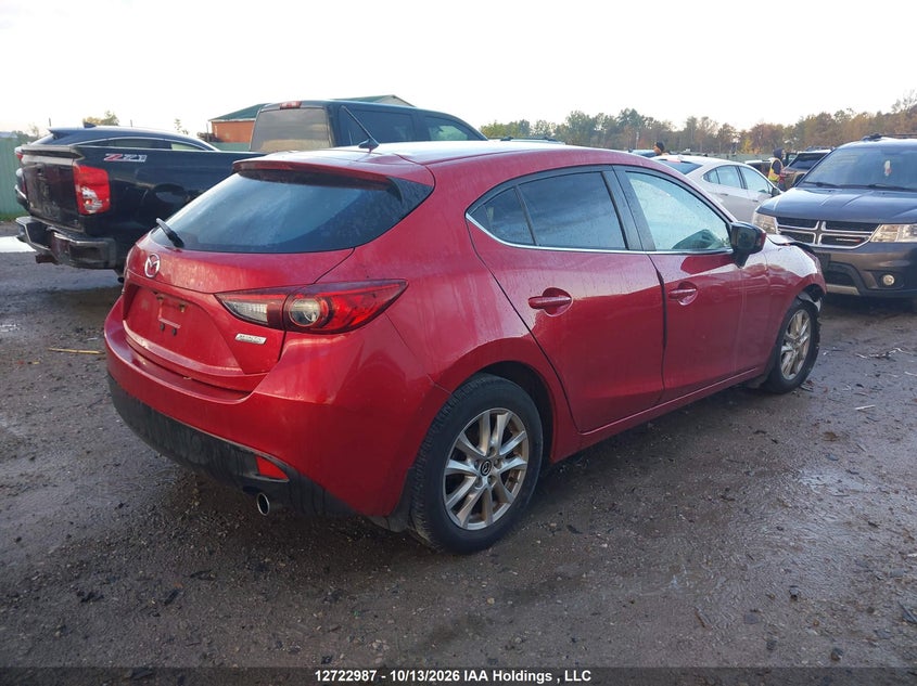 Vin: 3mzbm1l76fm204736, lot: 3130241, mazda 3 20154