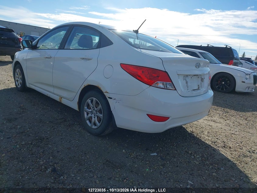 Vin: kmhct4ae2cu044287, lot: 3130289, hyundai accent 20123