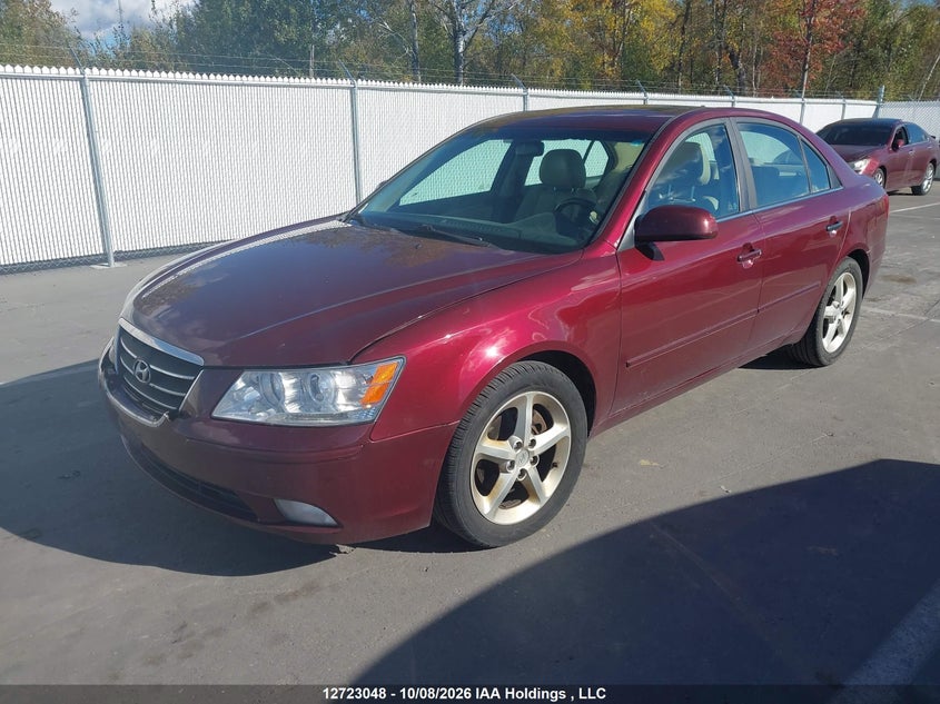 2010 Hyundai Sonata Gls, Удар спереди, IAAI, VIN 5NPET4AF9AH640655 — фото 2