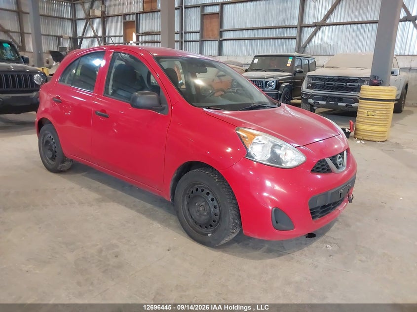 2015 Nissan Micra S/Sr/Sv, Левый бок, IAAI, VIN 3N1CK3CP5FL208049