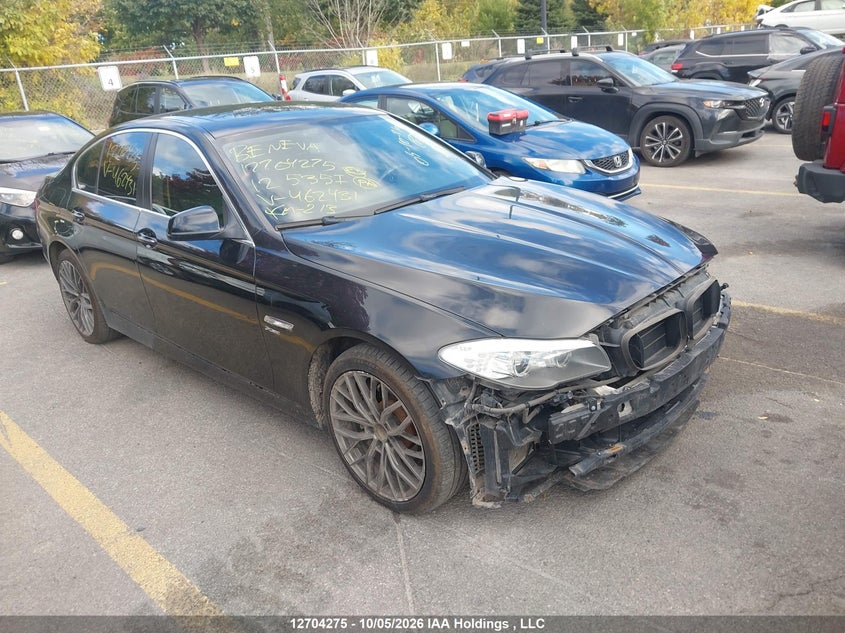 2012 BMW 535I xDrive, Front, IAAI, VIN WBAFU7C5XCDU62431
