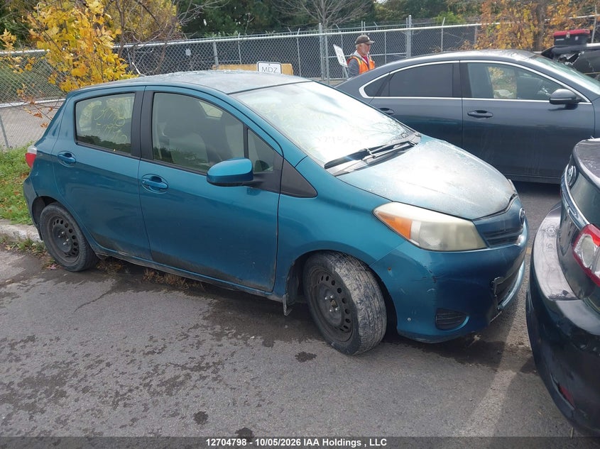 2012 Toyota Yaris Le, Левый перёд, IAAI, VIN JTDKTUD36CD529560