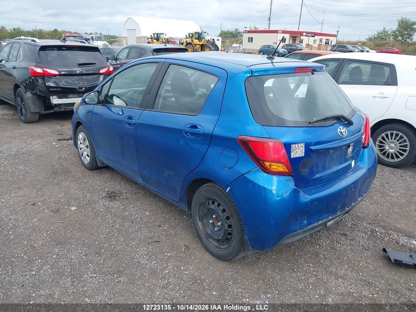 Vin: vnkktud32ga065651, lot: 3130418, toyota yaris le 20163