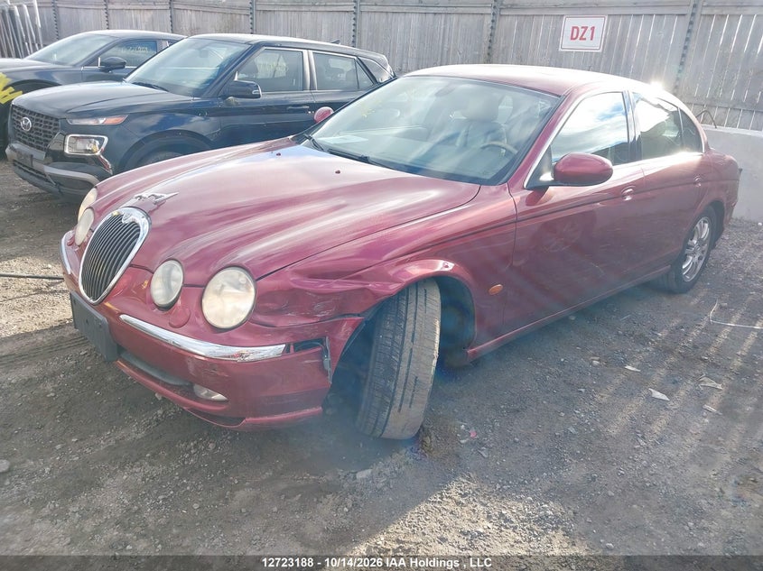 2004 Jaguar S-Type 4.2L V8 (A6), Удар спереди, IAAI, VIN SAJGA01U74HM97702 — фото 2