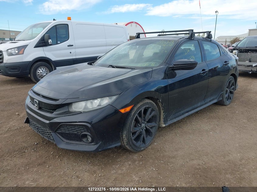 Vin: shhfk7h40hu304607, lot: 3130562, honda civic sport 20172