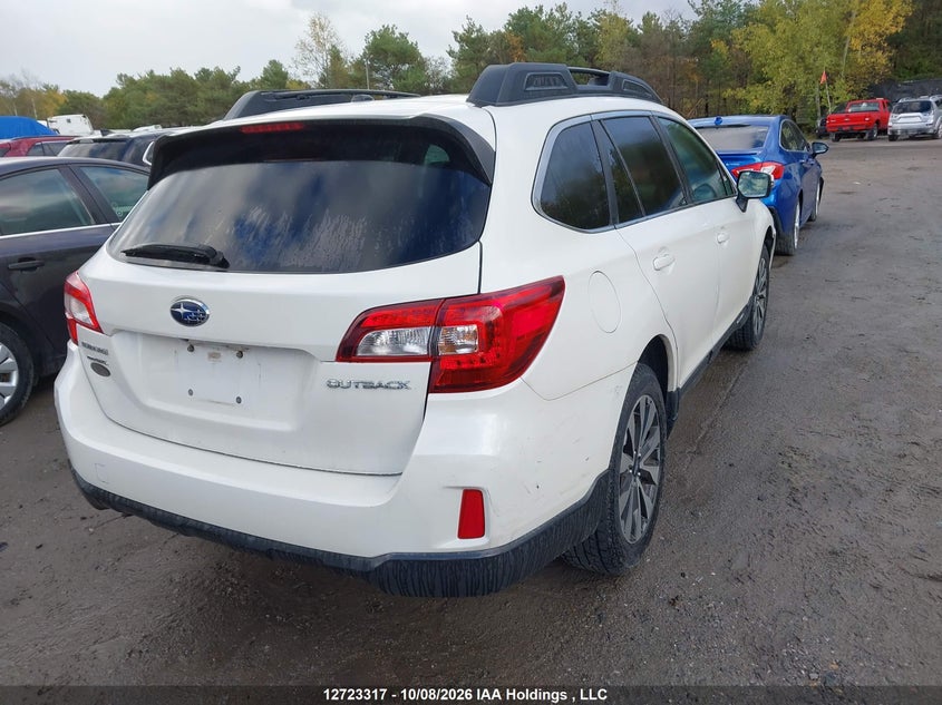 Vin: 4s4bscnc9g3217736, lot: 3130605, subaru outback 2.5i limited 20164