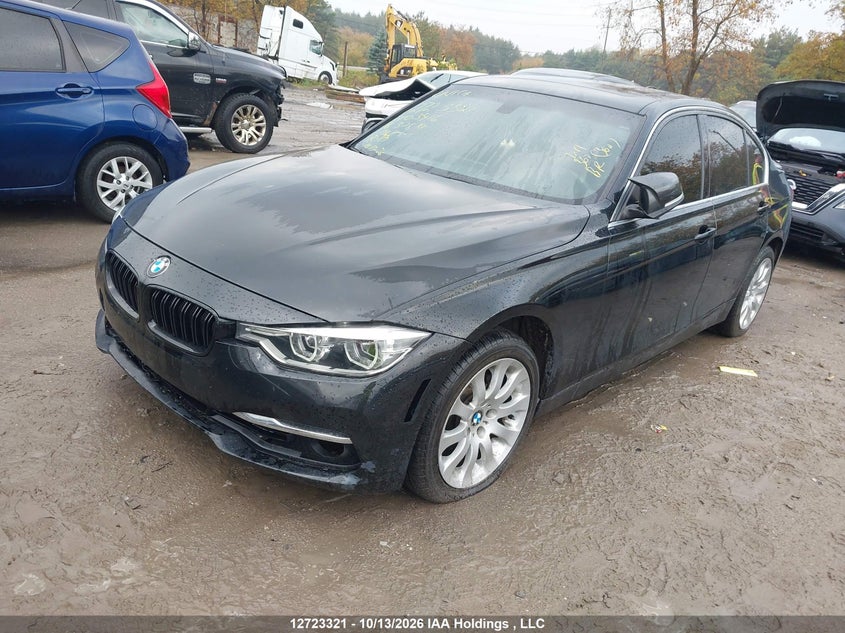 2016 BMW 328 Xi Sulev, Удар сзади, IAAI, VIN WBA8E3G52GNU03916 — фото 2
