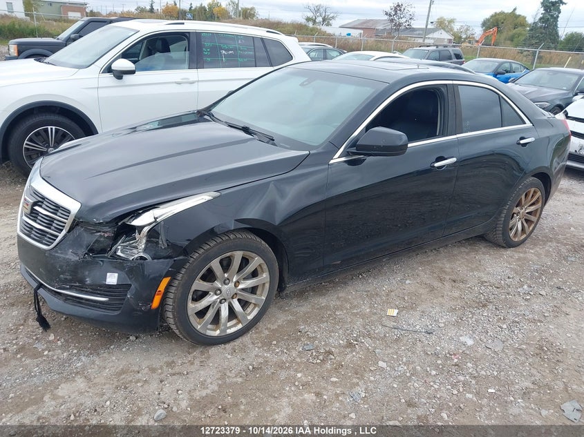 2017 Cadillac Ats Turbo Base, Удар спереди, IAAI, VIN 1G6AG5RX2H0116585 — фото 2