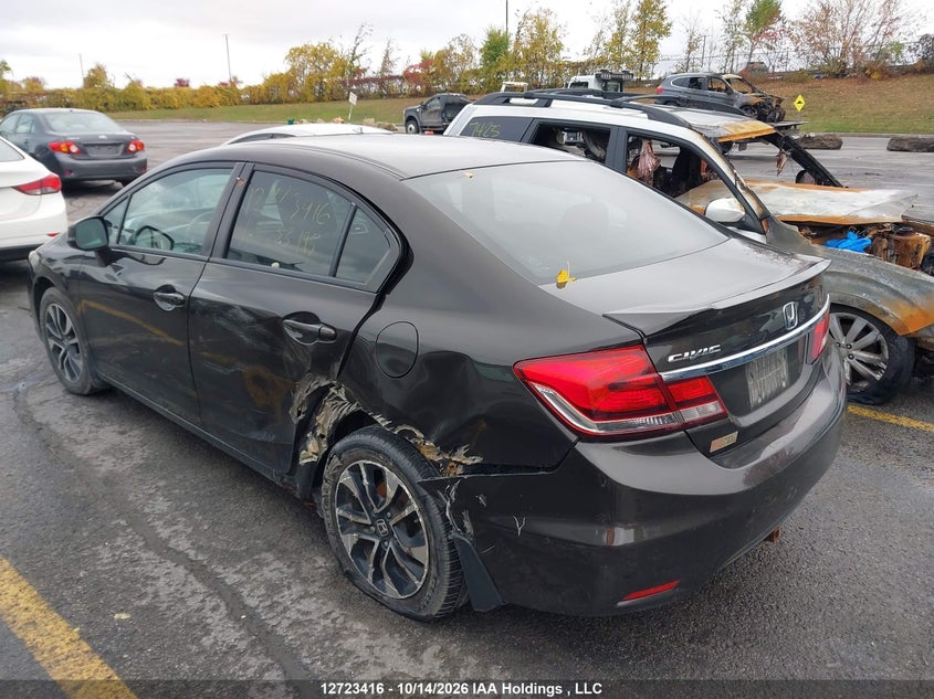 Vin: 2hgfb2e58dh033495, lot: 3130708, honda civic lx 20133