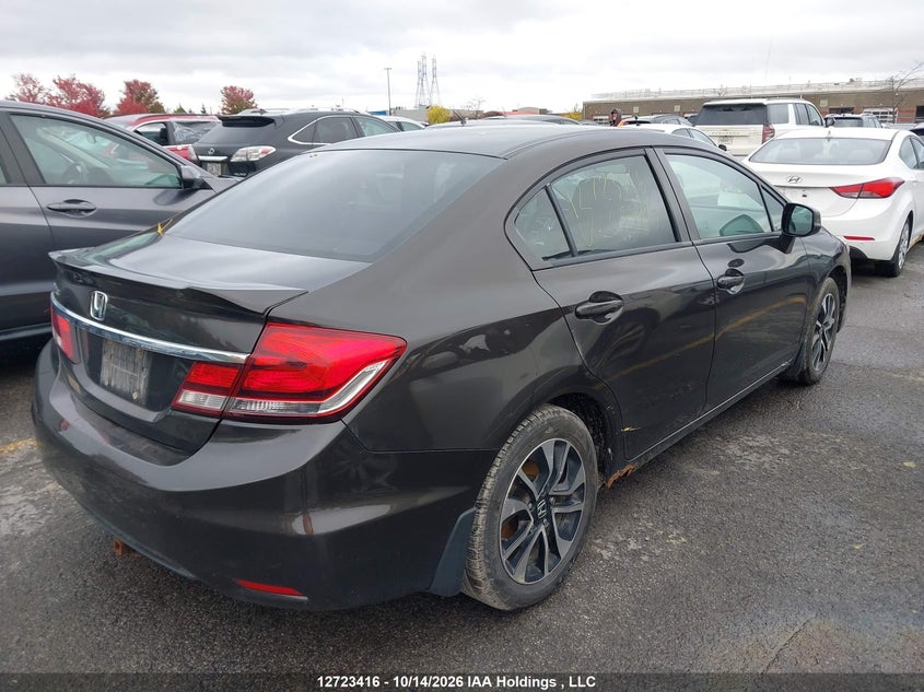 Vin: 2hgfb2e58dh033495, lot: 3130708, honda civic lx 20134