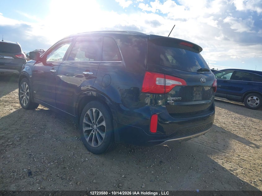 Vin: 5xykwda72fg598623, lot: 3130885, kia sorento sx 20153