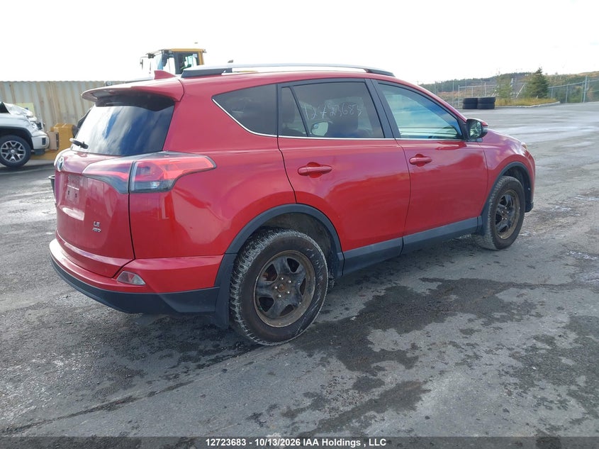 Vin: 2t3bfrev4gw521826, lot: 3130991, toyota rav4 le 20164