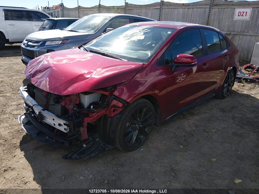 Vin: jtdbdmhexs3025347, lot: 3131013, toyota corolla hybrid xse 20252