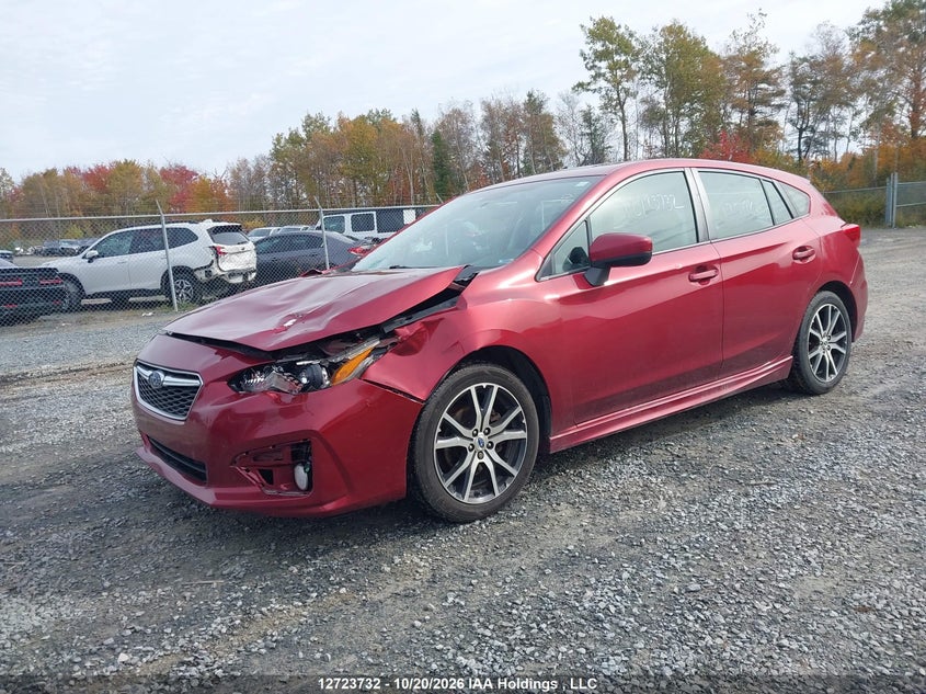 2018 Subaru Impreza Sport, Front, IAAI, VIN 4S3GTAH66J3734551 — photo 2