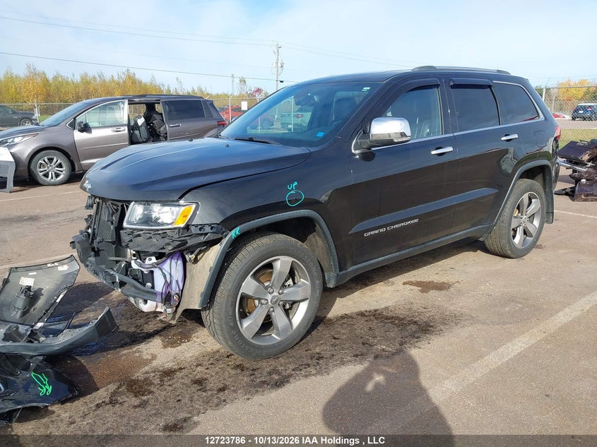 2015 Jeep Grand Cherokee Limited, Удар спереди, IAAI, VIN 1C4RJFBG8FC851584 — фото 2