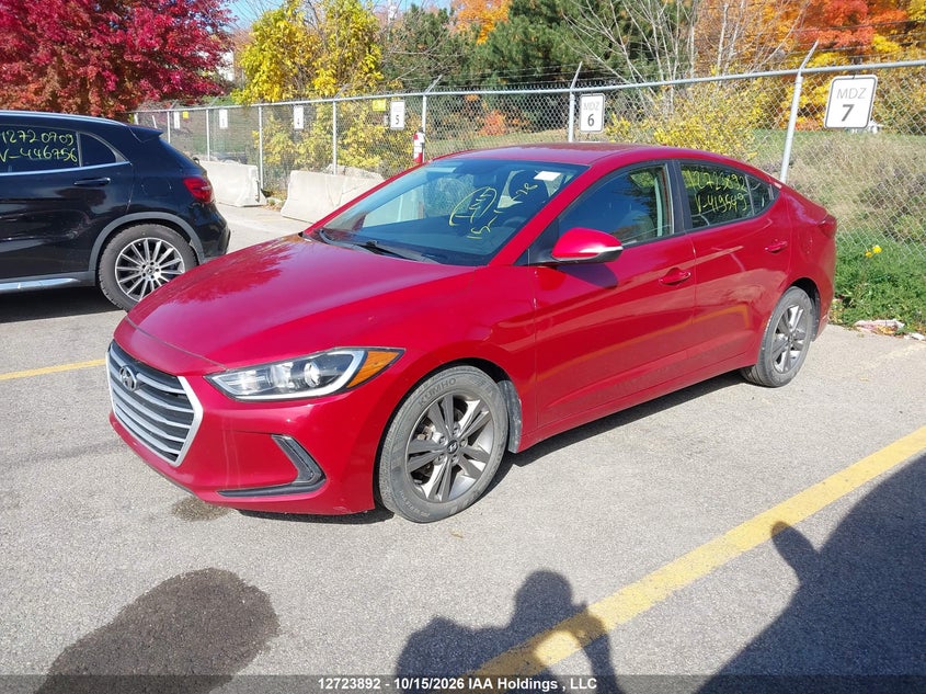 Vin: kmhd84lf4hu419549, lot: 3131201, hyundai elantra 20172