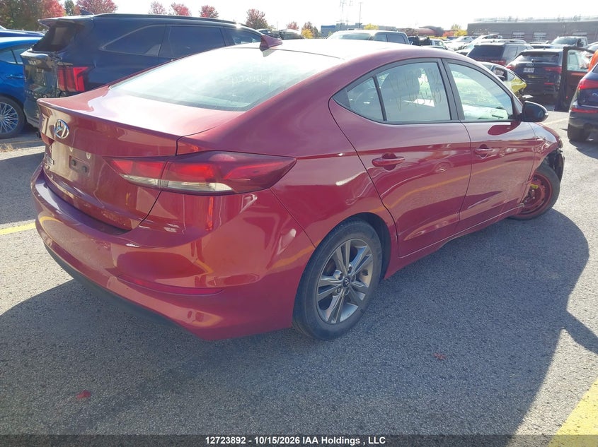 Vin: kmhd84lf4hu419549, lot: 3131201, hyundai elantra 20174