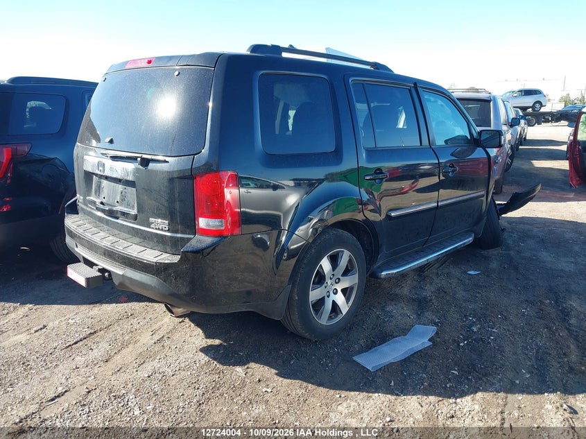 Vin: 5fnyf4h98cb503504, lot: 3131361, honda pilot touring 20124